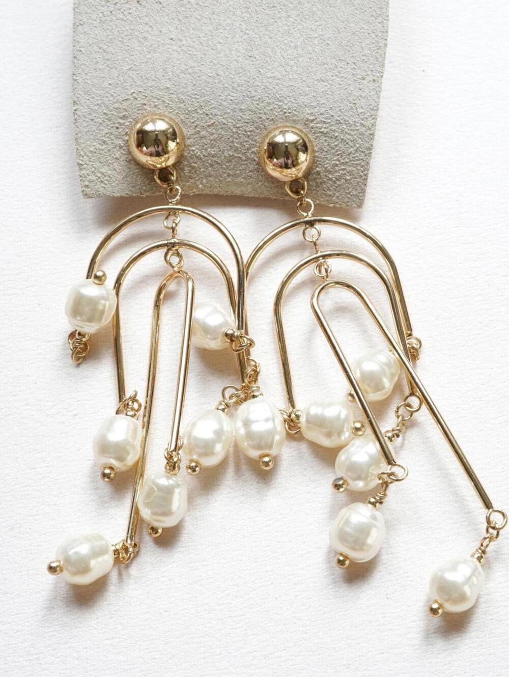Urban Outfitters Pearl Statement Earrings